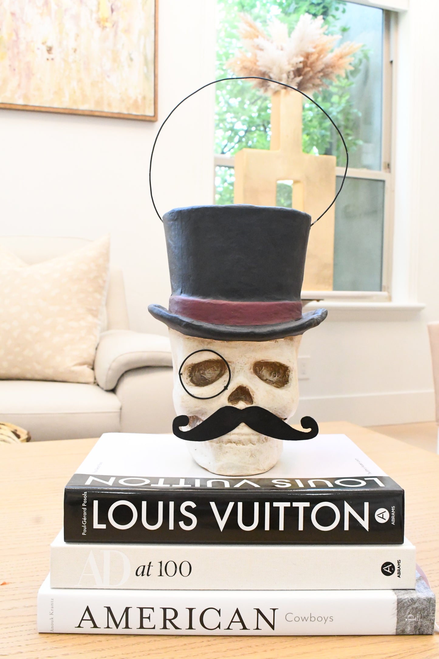 Top Hat Skull Candy Bucket