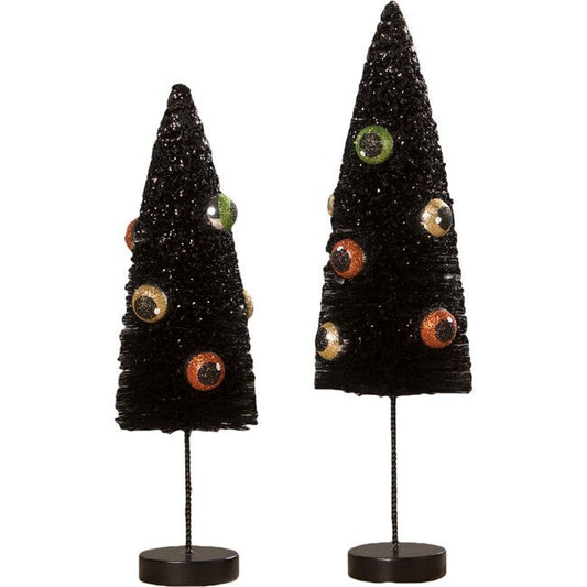 Eerie Eyeball Bottle Brush Tree Large