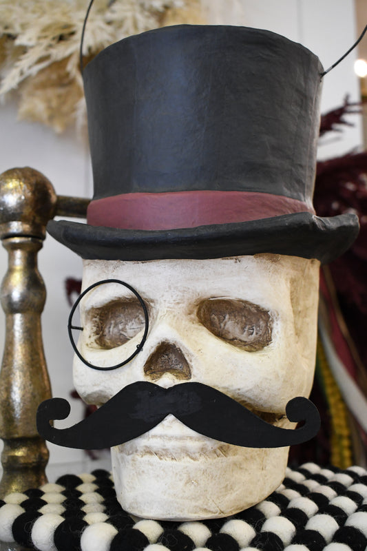 Top Hat Skull Candy Bucket